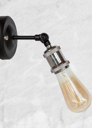 Бра цвета хром "industrial retro" (52-wв1101)