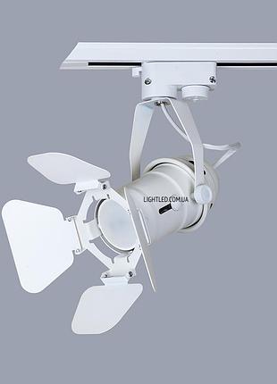 Белый трековый прожектор-светильник (776-spw)