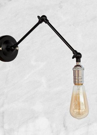 Бра цвета хром "industrial retro" (52-wz1701)