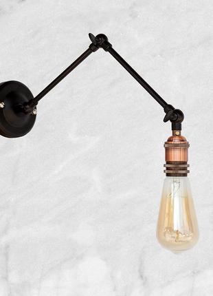 Бронзовое бра "industrial retro" (52-wz1405)