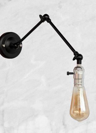 Бра цвета хром "industrial retro" (52-wz3401)