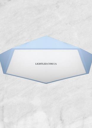 Блакитна 62см світлодіодна люстра з пультом "зірочка" (52-78 blue)