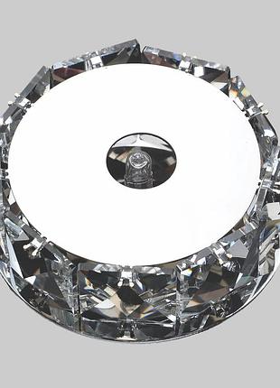 Серебряный круглый светильник