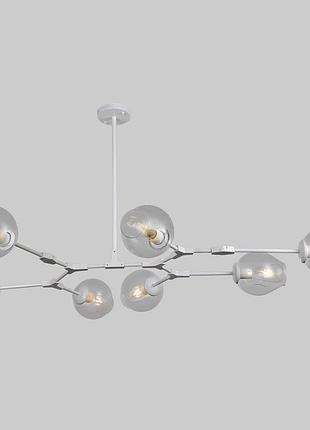Белая люстра на 7 молекул (52-l7731-7 wh+cl)