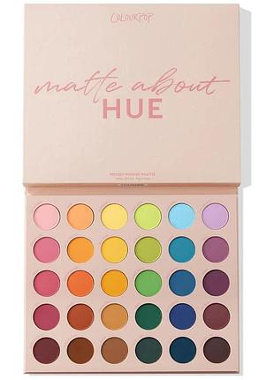 Палетка тіней colourpop matte about hue