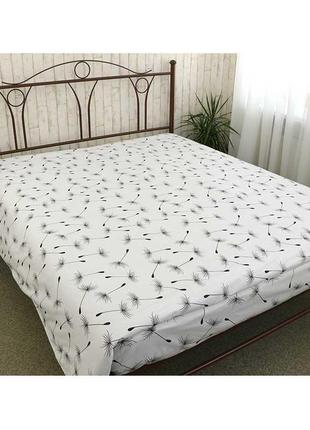 Пододеяльник 205х225 бязь набивная 67.114б_fly white