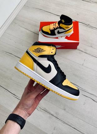 Кросівки демісезонні найк джордан, nike air jordan 1(36рр - 45рр) кроссовки джордан 1 мужские10 фото