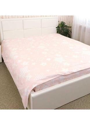 Простыня 200х220 "beige star" бязь набивная