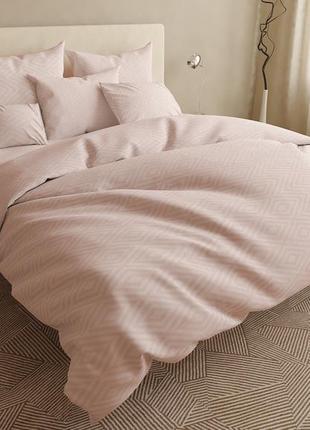 Постельное белье полуторное 150*220 ранфорс (19385) tm krispol украина