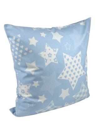 Наволочка 70х70 бязь набивная blue star