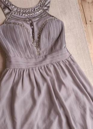 Нарядное платье паетки бусины бисер10 фото