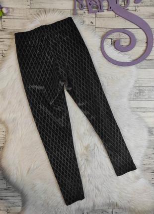 Дитячі лосини zara велюрові штани чорні з блискітками розмір 1284 фото