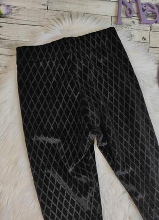 Дитячі лосини zara велюрові штани чорні з блискітками розмір 1285 фото