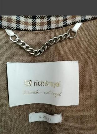 Брендове пальто плащ rich&royal7 фото