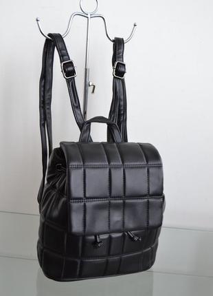 Рюкзак жіночий в квадратах s00-04361 фото