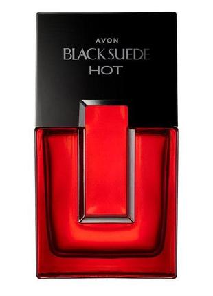 Чоловіча туалетна вода "black suede hot" 75мл. деревно - східний аромат.