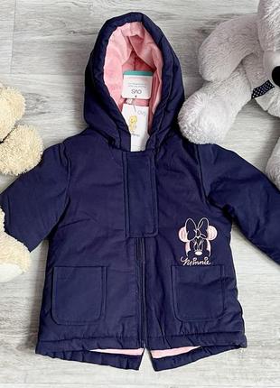 Куртка,пальто, парка, курточка на девочку демисезонная ovs 12-18мес, 24-30мес.