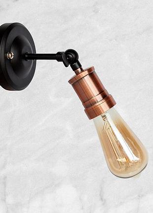 Бронзовое бра "industrial retro" (52-wв2005)