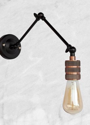 Бронзовое бра "industrial retro" (52-wz2105)