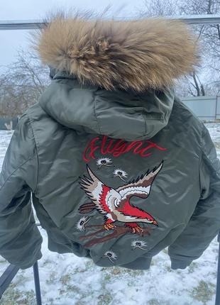 Куртка бомбер blauer, розмір l