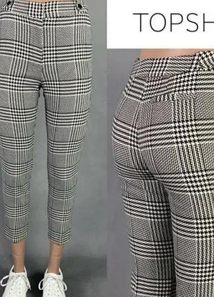 Теплі штани висока посадка topshop
