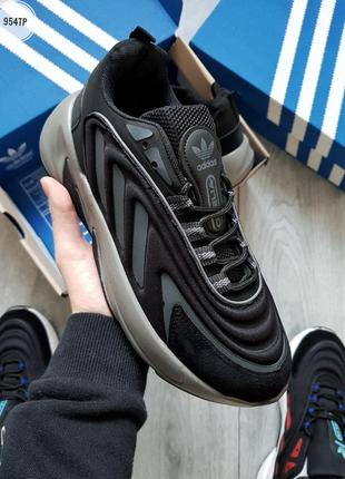 Кроссовки мужские adidas ozelia черные / кросівки чоловічі адидас адідас чорні кроссы