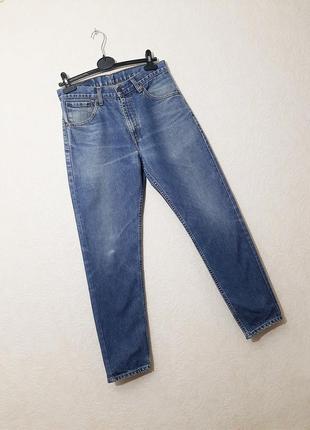 Levis джинсы синие мужские зима/демисезон плотный котон зауженные к низу высокая талия3 фото
