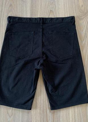Мужские стрейч джинсовые шорты h&m3 фото
