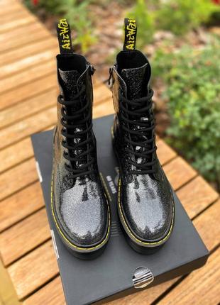 Зимние женские ботинки dr.martens jadon galaxy premium (мех) 36-37-38-395 фото