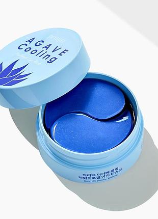 Охлаждающие гидрогелевые патчи с экстрактом агавы petitfee agave cooling hydrogel eye mask