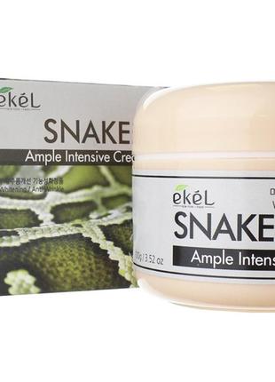 Интенсивный антивозрастной крем со змеиным ядом ekel snake ample intensive cream 100 мл3 фото
