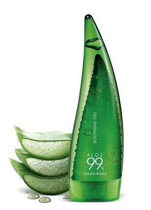 Заспокійливий і зволожуючий гель з алое holika holika aloe 99% soothing gel 250 мл