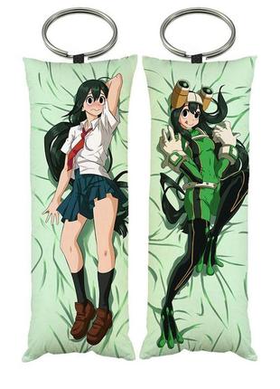 Брелок дакимакура тсую асуи моя геройська академія двостороння 4х10 см (dak0771k)