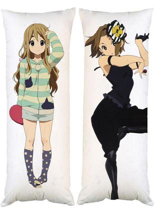 Дакимакура декоротивная подушка для обнимания цумуги рицу к-он k-on двухсторонняя