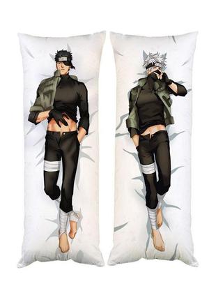 Подушка дакімакура какаші наруто тобі обіто декоративна ростова подушка для обіймання