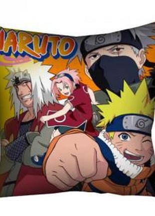 Подушка 2-х стороння naruto 40*40 см