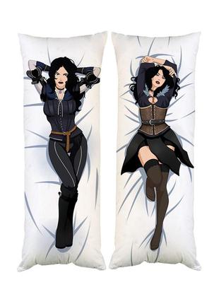 Подушка дакимакура йеннифэр из венгерберга ведьмак декоративная ростовая подушка для обнимания