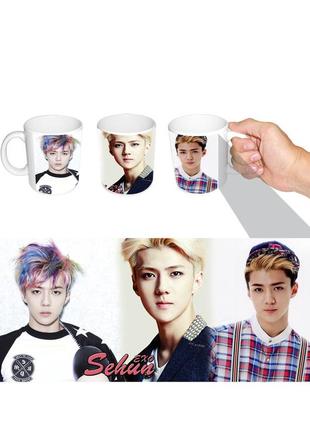 Кружка  чашка sehun / exo