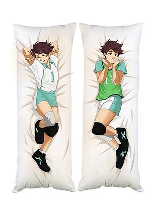 Подушка дакимакура волейбол тоору ойкава иваидзуми хаджиме декоративная подушка для обнимания