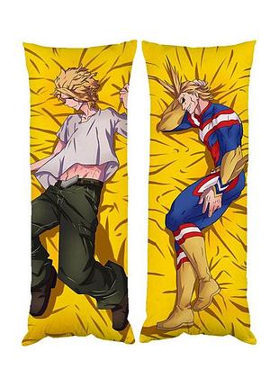 Подушка дакимакура моя геройская академия декоративная ростовая подушка для обнимания