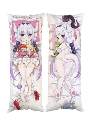 Подушка дакимакура канна дракон-горничная госпожи кобаяши декоративная ростовая подушка для обнимания