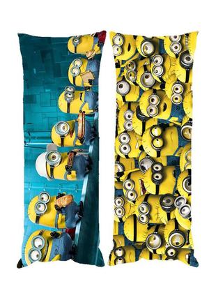 Подушка дакімакура міньйони декоративна ростова подушка для обіймання