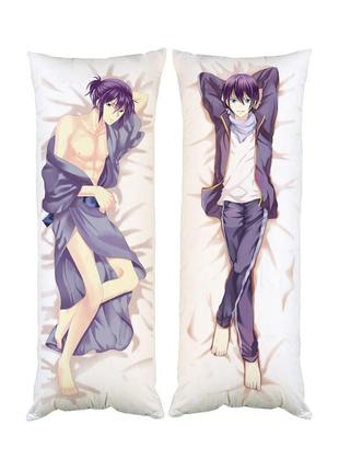 Подушка дакимакура ято бездомный бог декоративная ростовая подушка для обнимания двусторонняя