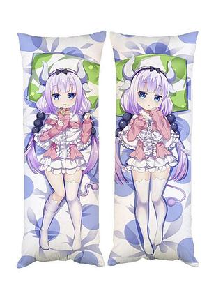 Подушка дакимакура канна дракон-горничная госпожи кобаяши декоративная ростовая подушка для обнимания