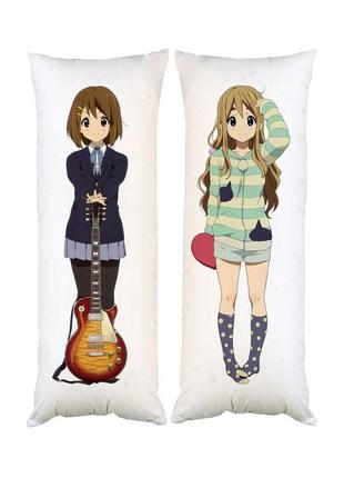 Подушка дакимакура рицу тайнака цумуги котобуки k-on декоративная подушка для обнимания двухсторонняя