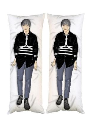 Подушка дакимакура k-pop ким тэхён bts декоративная ростовая подушка для обнимания