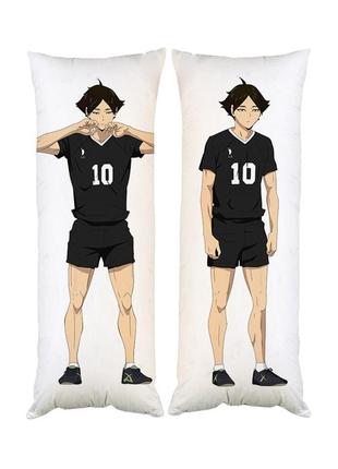 Подушка дакимакура ринтаро суна волейбол декоративная ростовая подушка для обнимания