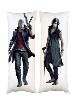 Подушка дакимакура dmc неро и v декоративная ростовая подушка для обнимания