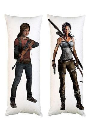 Подушка дакімакура the last of us еллі декоративна ростова подушка для обіймання