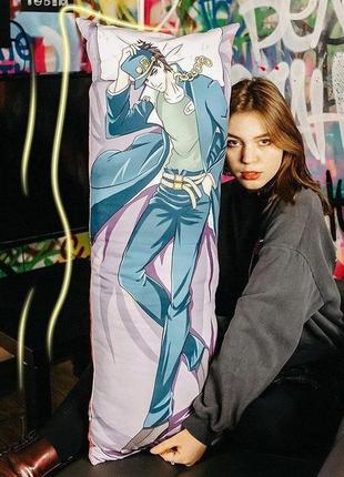 Подушка дакімакура джотаро куджо та діо брандо джо джо декоративна ростова подушка для обіймання